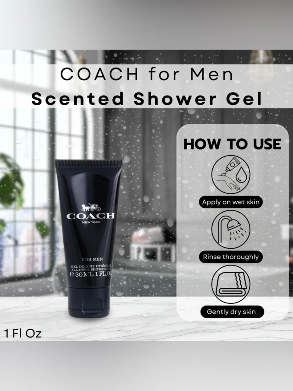 Coach mens cologne set